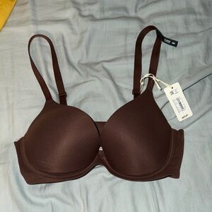 Aerie Dark Brown Underwire Bra